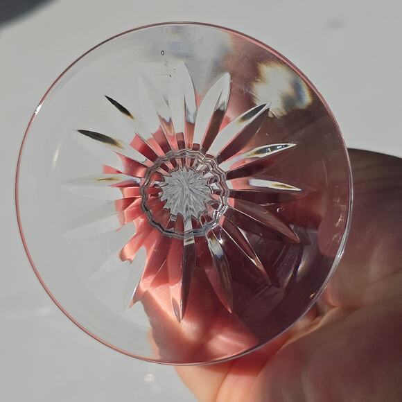 4 Kosta-Boda Rosa Elegant Etched Crystal Water Goblets 7" Cocktails Wine Dinner - Picture 14 of 15